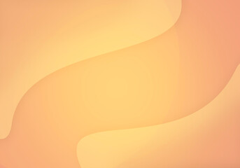 Fondo naranja de capas curvas superpuestas.
