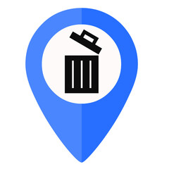 Pin Marker Pointer Locator Marker bin trash can garbage