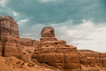 Fototapeta na wymiar Charyn canyon in Kazakhstan