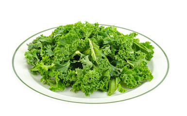 Fresh green kale leaves. Vegetarian menu, healthy diet food