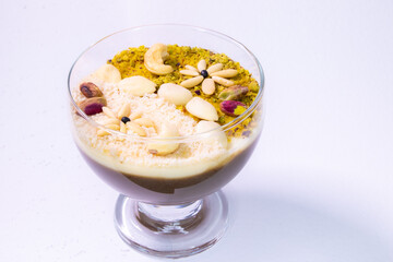 glass of yogurt with fruits زقوقو تونس المغرب الجزائر