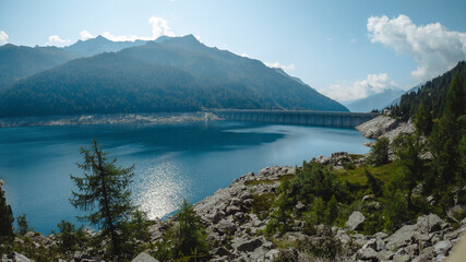 fantastic view on val di fumo and daone lake