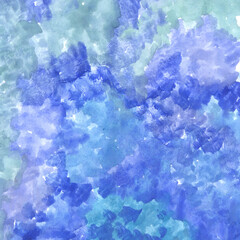 Background with blue, turquoise waves