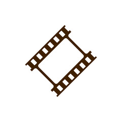 film strip icon design template vector