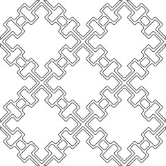 
floral pattern background.Repeating geometric pattern from striped elements.   Black and white pattern.