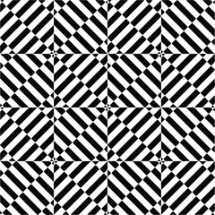 Vector seamless pattern. Modern stylish texture. Composition from regularly repeating geometrical element. Monochrome, simple. Vector illustrations. Black and white pattern.
