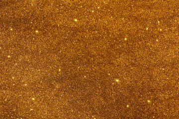 Golden glitter texture