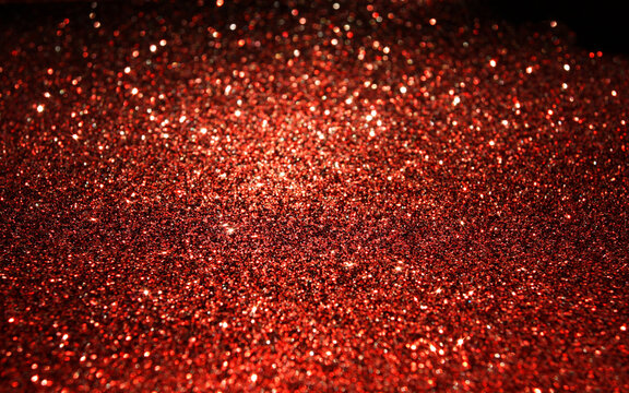 Red background glitter