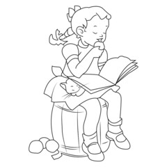 Kids Coloring Book - KDP, Coloring pages outline, line art