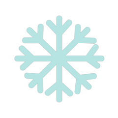 light marine color snowflake