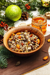 Traditional Christmas dish Kutya