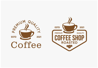 bundle coffee shop logo design inspirations