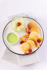 FOOD, DRINK, AND APPETIZER on white background.