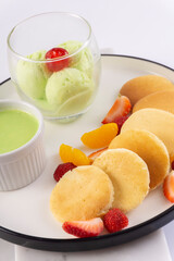 FOOD, DRINK, AND APPETIZER on white background.