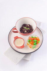 FOOD, DRINK, AND APPETIZER on white background.