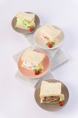 FOOD, DRINK, AND APPETIZER on white background.