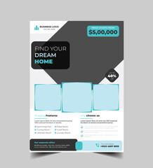 Creative Real Estate flyer template ghfgh fhtrh 