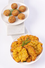 FOOD, DRINK, AND APPETIZER on white background.