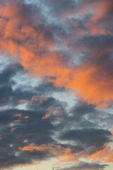 sky with clouds