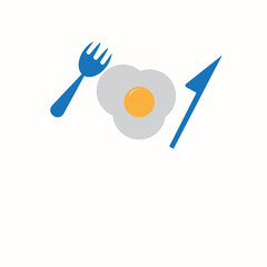 Food illustration or vector minimalist food logo 