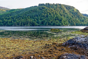 Loch Duich at sunset, Dornie, Western Highlands, Scotland