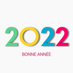 2022 - Bonne année - happy new year