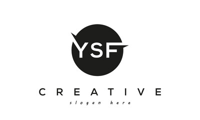 YSF creative circle letters logo design victor