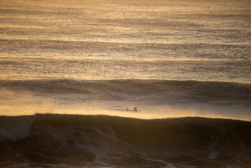 仙台新港の朝日