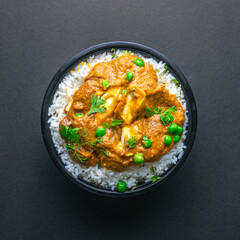 Rice Bowl  with vegetables and chicken