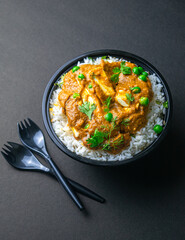 Rice Bowl  with vegetables and chicken