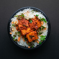 Rice Bowl  with vegetables and chicken
