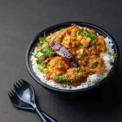 Rice Bowl  with vegetables and chicken