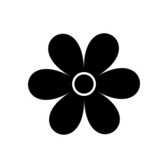 Fototapeta na wymiar flower icon, flora vector, blossom illustration
