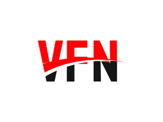VFN Letter Initial Logo Design Vector Illustration