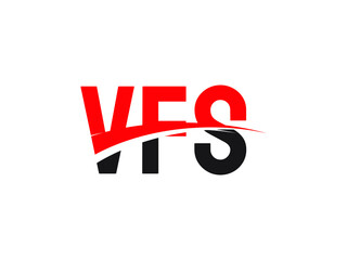 VFS Letter Initial Logo Design Vector Illustration