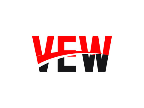VEW Letter Initial Logo Design Vector Illustration