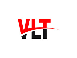 VLT Letter Initial Logo Design Vector Illustration