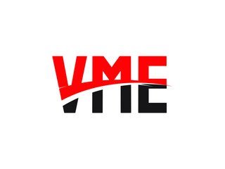 VME Letter Initial Logo Design Vector Illustration