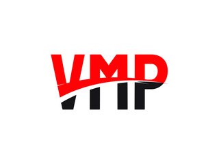 VMP Letter Initial Logo Design Vector Illustration