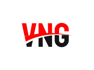 Fototapeta premium VNG Letter Initial Logo Design Vector Illustration