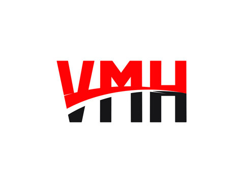 VMH Letter Initial Logo Design Vector Illustration