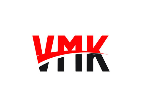VMK Letter Initial Logo Design Vector Illustration
