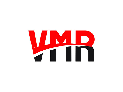 VMR Letter Initial Logo Design Vector Illustration