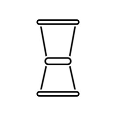 jigger icon, cocktail vector, bar illustration