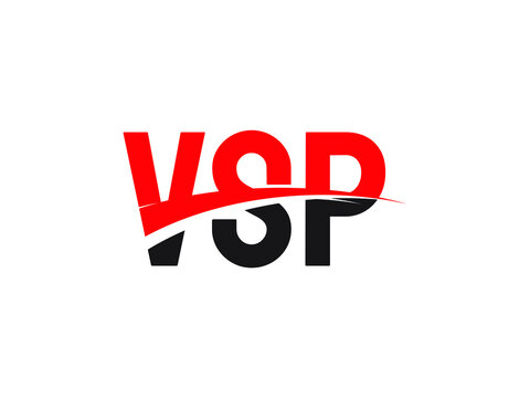 VSP Letter Initial Logo Design Vector Illustration