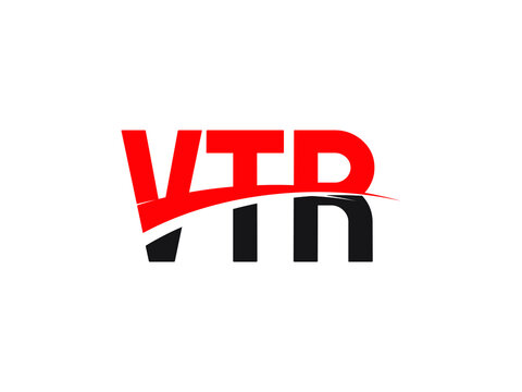 VTR Letter Initial Logo Design Vector Illustration
