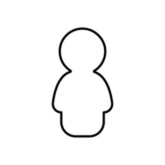 people icon, user vector, business illustration