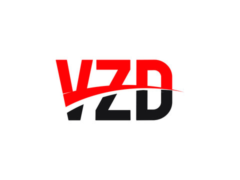 VZD Letter Initial Logo Design Vector Illustration
