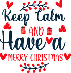 Obraz premium Christmas typography t shirt design