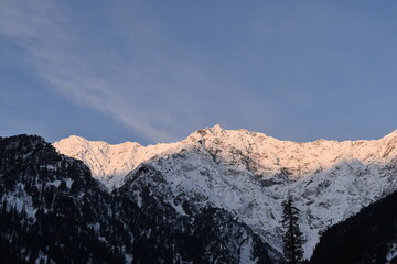 Snow cappped Mountains